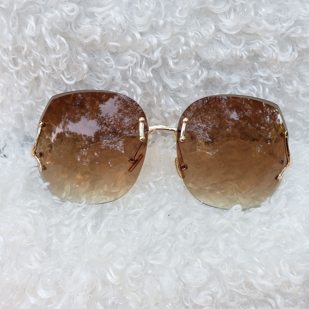💛Brown Oversized Cat Eye Sunglasses💛